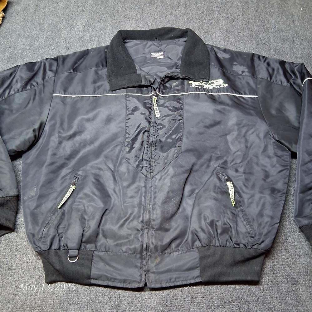 Arctic Cat Jacket Men Size 2XL Black Full Zip Lightweight